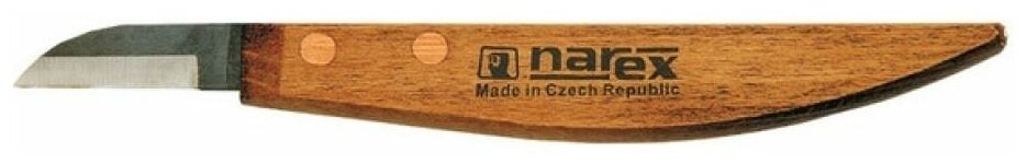Набор долот c ножом для гравировки по дереву с полукруглой рукояткой PROFI Narex 868500, 5 штук в картонной коробке - фото